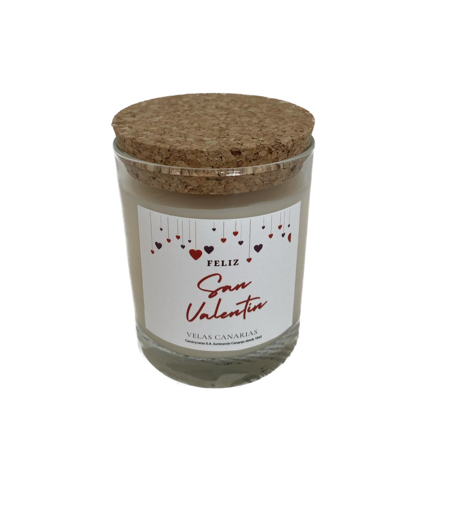 Imagen destacada de 'San valentín - Vela aromática de cera de soja 150 gr'