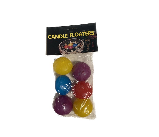 Imagen destacada de 'Velas flotantes colores 6uds'