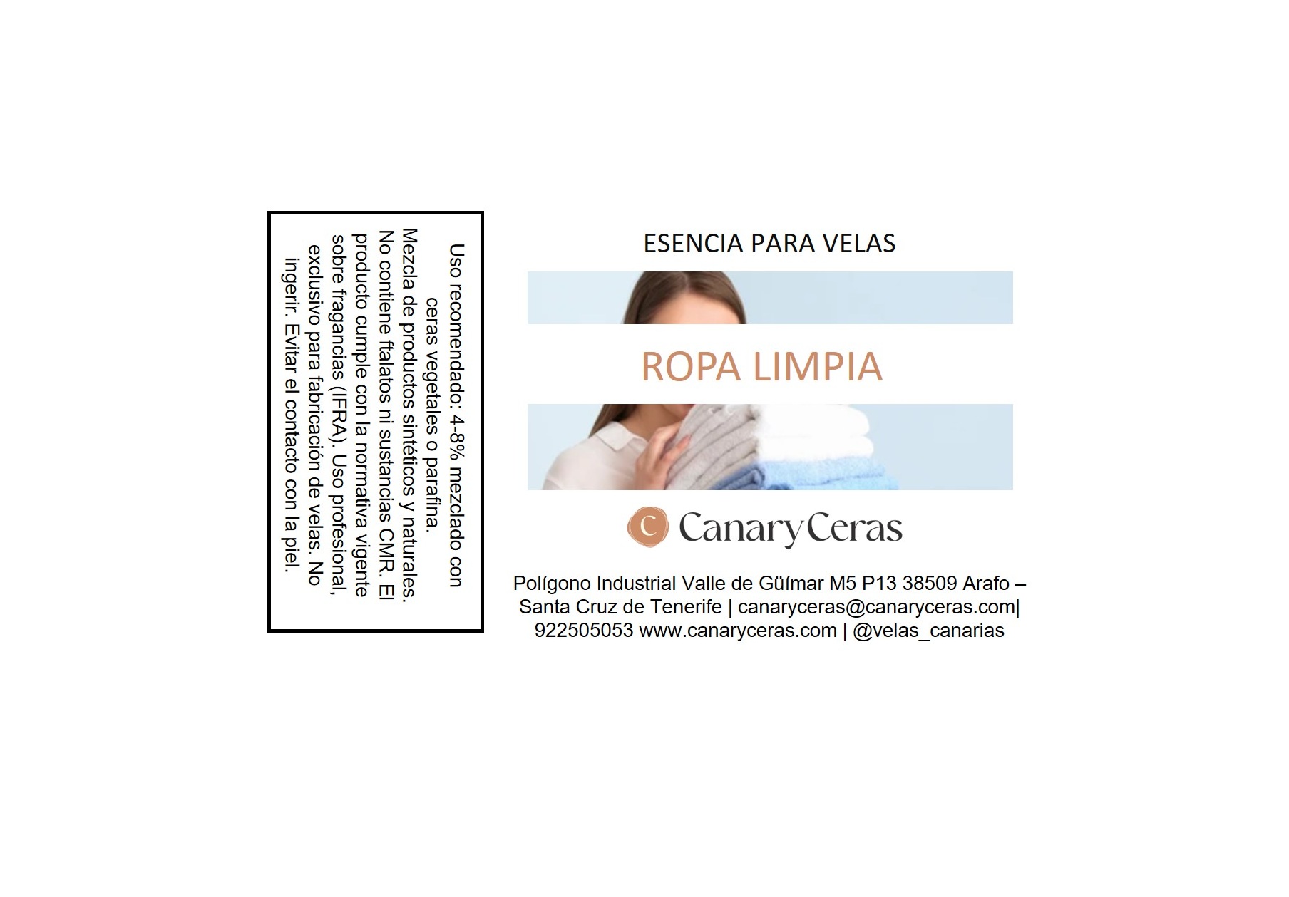 Imagen destacada de 'Esencia para velas Ropa limpia'